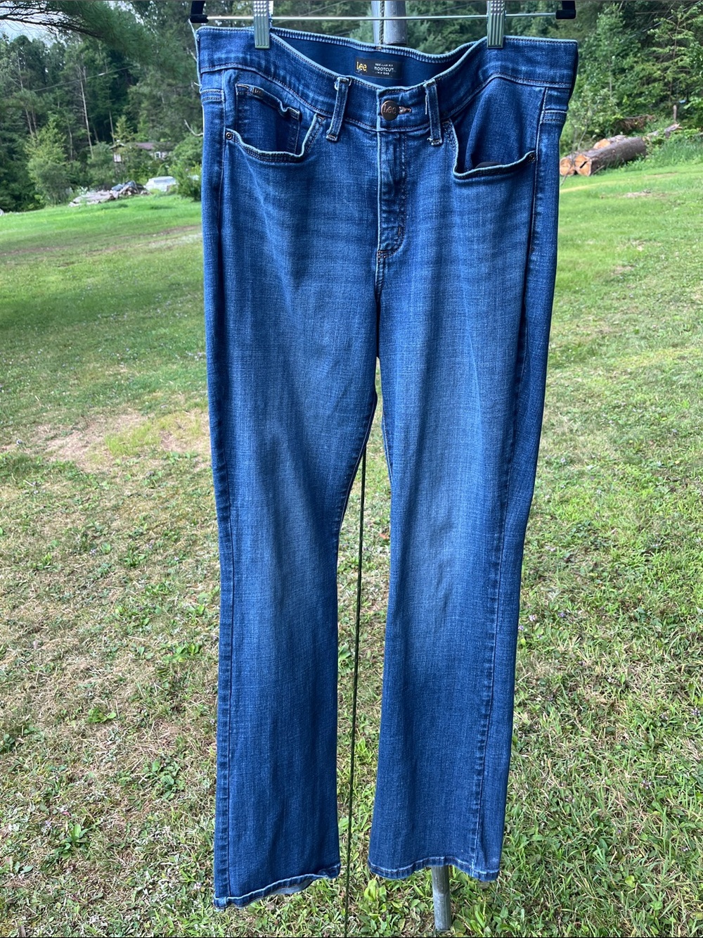 Lee Dark Blue Bootcut Jeans